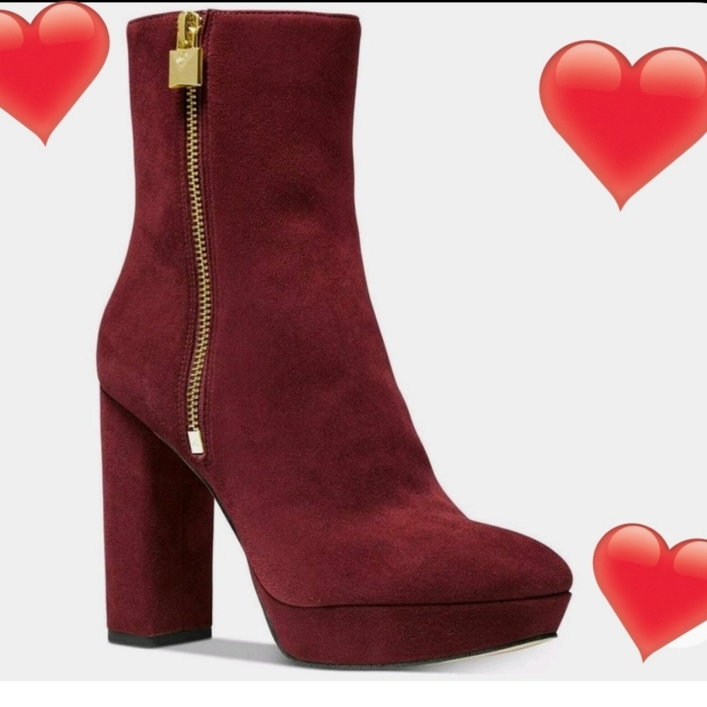 Brandy Frenchie Sued Booties.